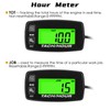 NInE-ROnG Self-Powered Tacho/Hour Meter,Built-in Replaceable Battery,Ajustable Backlight,Waterproof Tachometer for Gas