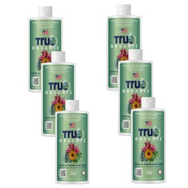 True Organic All Purpose Liquid Plant Food - Liquid Fertilizer 16oz - CDFA, OMRI Listed for Organic Gardening NPK 3-2-2- Case of 6