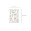 6pcs Clear Stamps Innovative Decorative Flower TPR Clear Stamps for