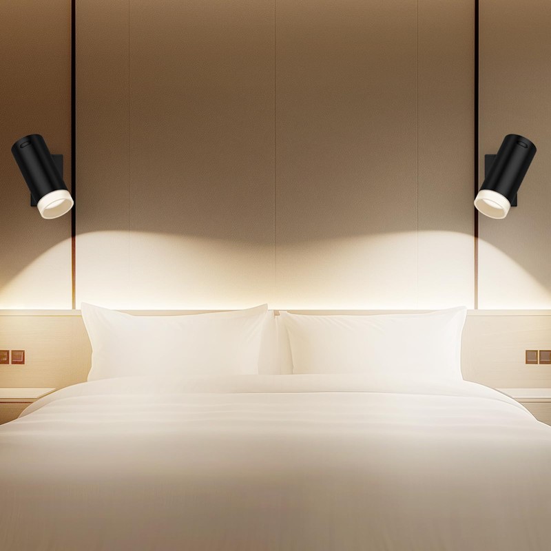 Afyuol Battery Operated Wall Sconces 3CCT Dimmable Wireless Sconces Set