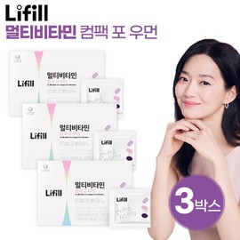 Life Multivitamin Compact for Women 3 Boxes 3-Month Supply / 라이필 멀티비타민 컴팩 포 우먼 3박스3개월분