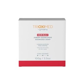 TRIOXIMED Jabón antiséptico ozonizado Heribac 100 G ayuda a la cicatrización de la piel                                                               