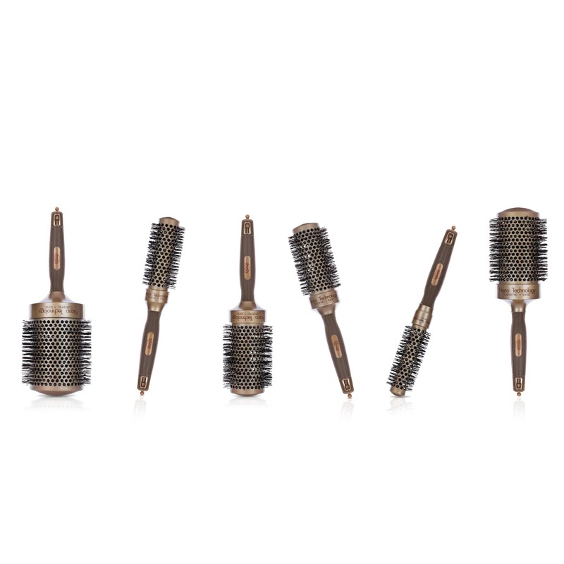 PONIK'S PROFESSIONAL Round Brush 43 mm - Ionic Ceramic Brush