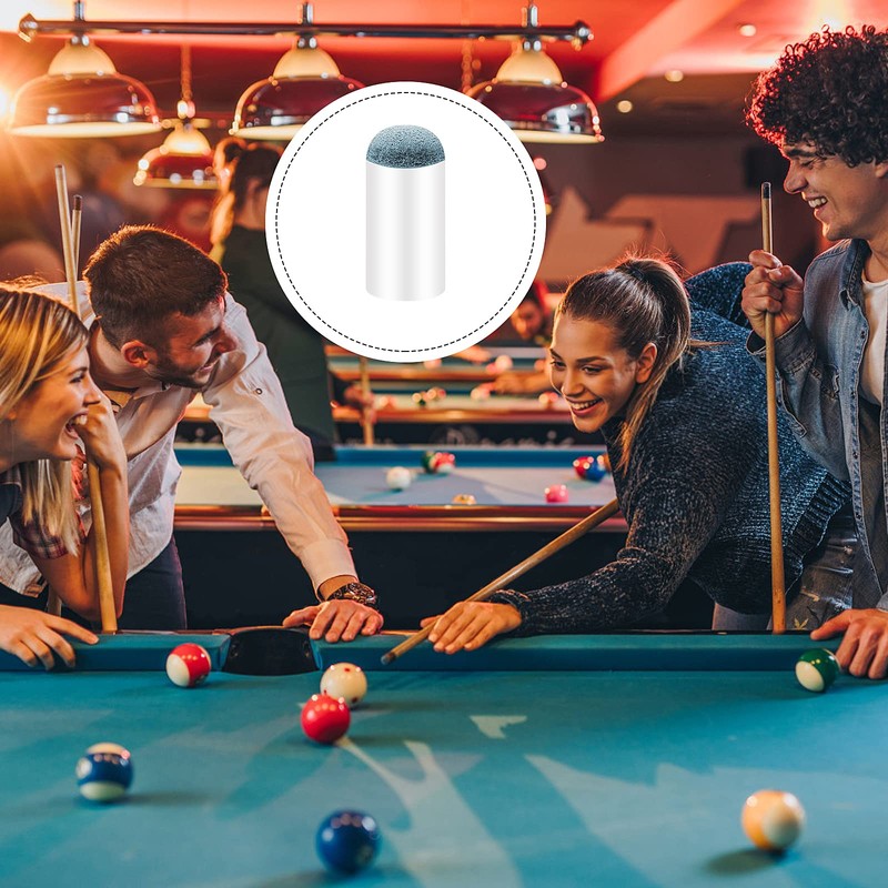 Prasacco Pack of 24 Billiard Cue Tips, 13 mm Billiard