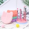 Alfombrilla de silicona para limpieza de brochas de maquillaje con