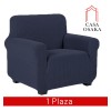 Protector Cubre Sala Elástico Ajustable Strech Fit -3 Pzas