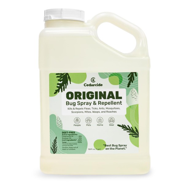 Cedarcide Original Bug Spray | Repel & Kill Fleas, Ticks,