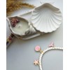 Pearl Necklace with Seashell Pendant Beach Lover, Seashell Jewelry, Bohemian