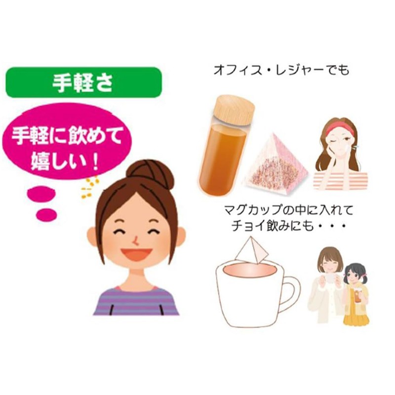 Kokutaro Kikuimo Tea Triangle Tea Bag, 10 P x 6
