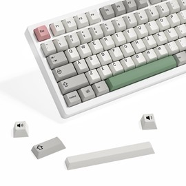 YMKPVR KBDiy 9009 DYE-SUB Keycap 60 Percent, Cherry Profile PBT Custom Keycap-144 Keys Retro Key Caps for 61/64/68/84/87/100/104/108 Cherry MX Mechanical Keyboard