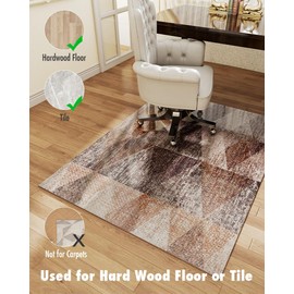 Premium Chair Mat for Hardwood Floors - Floor Protector for Rolling Chairs, Office Desk Rug for Gaming & Computer Chair - Protective and Durable