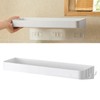 Wall Mounted Bathroom Shelf Multipurpose Modern Minimalism Style Punch Free