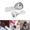 Set of 2 Coffee Scoop Stainless Steel Coffee Measuring Scoops
