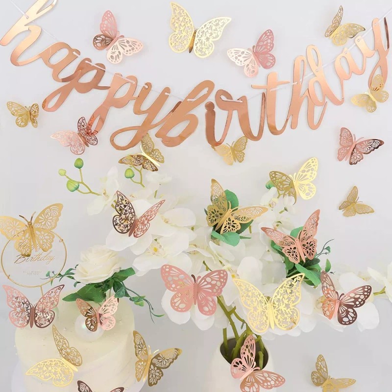 TangQ 72 Mariposas Decorativas, 3 Estilos Y 3 Tamaños