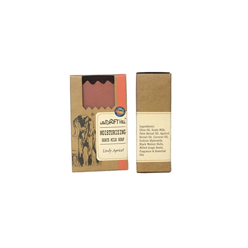 Windrift Hill Lively Aprocot Moisturizing Goats Milk Soap