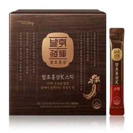 한국야쿠르트 발효홍삼 K 스틱 10ml x 30포 부모님선물 명절선물 Korea Yakult Fermented Red Ginseng K Stick 10ml x 30 packs Parent Gift Holiday Gift