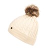 HEYO HCD005 Women's Hat with Faux Fur Bobble Hat Winter