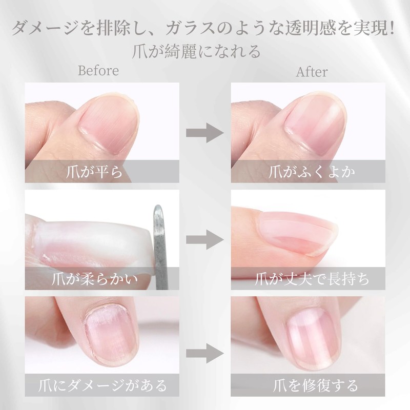 Coikaze Gel Nail Base Gel Strong Adhesion Base Coat Yellowing-Free