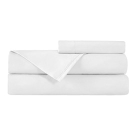 Wishes by Nap Juego de Sábanas para Cama Cuna 95x140cm, Bebé - 3 Piezas - Suaves Blanco Unisex