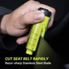 SodaRide Window Breaker Seatbelt Cutter with Flashlight,2 in 1 Car