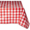 Winco TBCS-52R Checkered Table Cloth, 52-Inch x 52-Inch, Red,White, Red,Medium