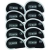 Pro-Tekt Deluxe Neoprene Iron Headcovers - Black/Silver