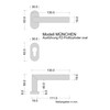 Gedotec Door Handle Room Door Handle Stainless Steel Door Fitting