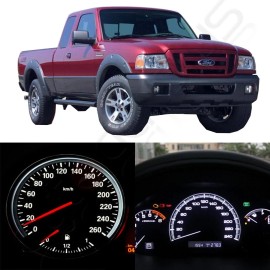 autodayplus White LED Kit Instrument Cluster Gauge Light Bulbs for 95-03 Ford Ranger w/Tacho