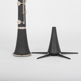 Black Plastic Clarinet Stand Suitable for A and B Clarinet Stand with Short Cone, Lightweight and Portable, Easy to Store