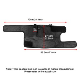 Oimzzr Knee Electric Heating Pad 3 Temperature Control Knee Brace Winter Knee Warmer