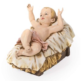 Joseph's Studio by Roman – 10.5" Baby Jesus Figure for 39" Scale Nativity Set, Religious Christmas Décor, Hand-Painted Holy Family Statue