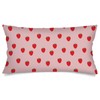 Strawberry Long Pillow Cases King Size Pillow Covers with Zipper,Spring