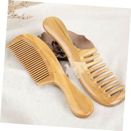TOVINANNA 1pc Wide Tooth Wooden Comb for Hair Detangling Static Sandalwood Hairdressing Tool Portable Lightweight Design for Adults and Girls for Daily Use and Gifting