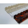 American Mahjong Acrylic Rack with Wavy Slots Clear Durable Tile