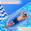 Pool Floaties for Adults, 2 Pack Water Hammock Lounger, Inflatable