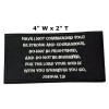 Athena Brands JOSHUA 1:9 Iron-On Patch Christian Morale Tactical Military