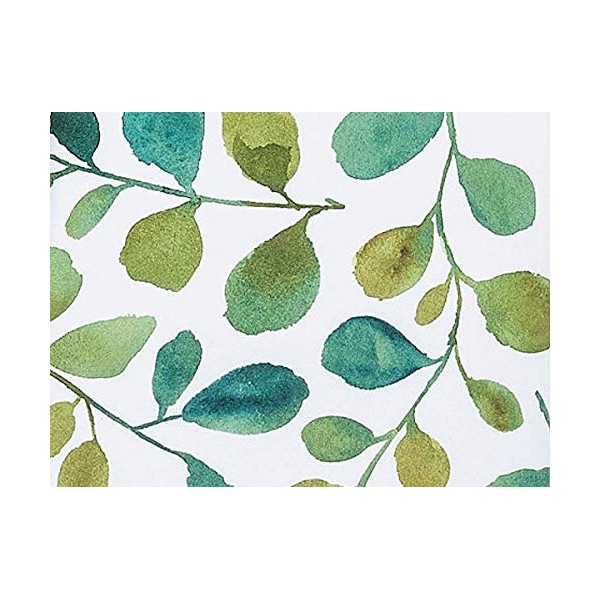 Pack of 1, Watercolor Greenery 24" x 417' Gift Wrap