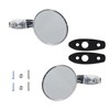 Pair(2) Chrome Door Mirrors Outside Exterior Rearview Compatible With 1966-1975