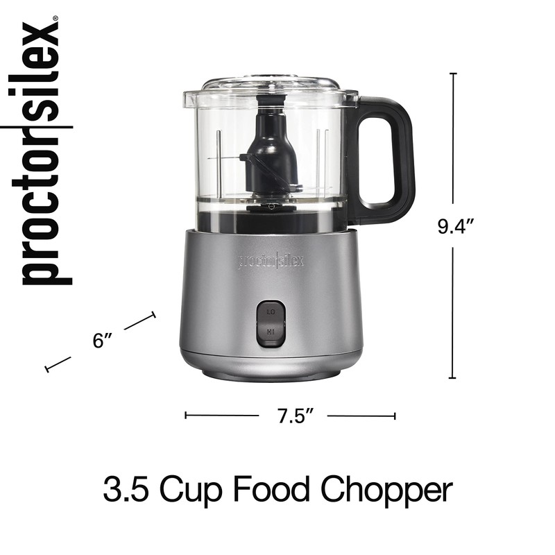 Proctor Silex Durable Electric Vegetable Chopper & Mini Food Processor