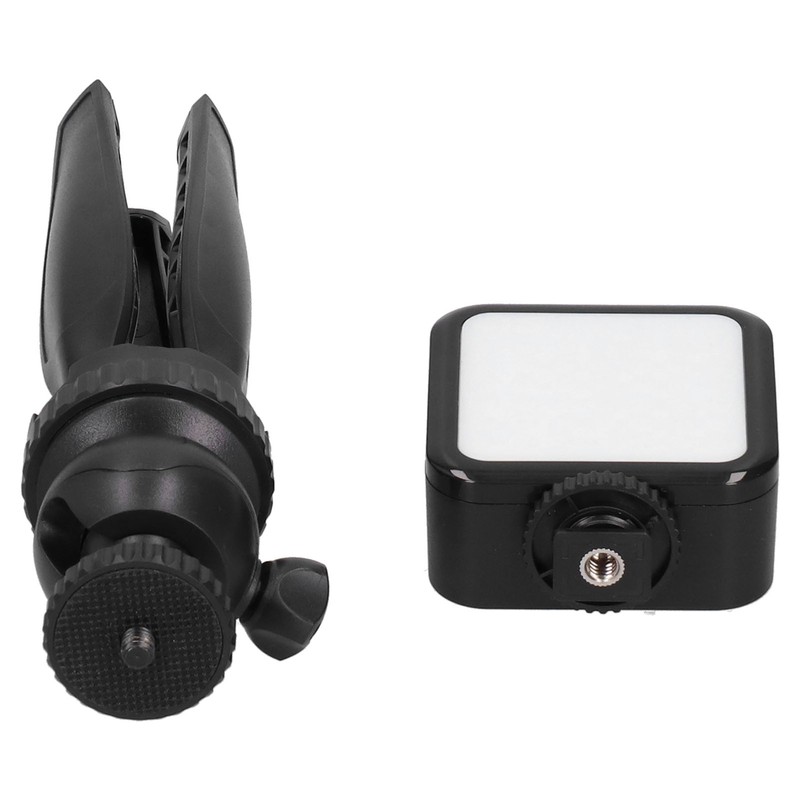 Portable Phone Microphone Vlogging Equipment Microphone Kit with LED Light