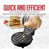 OVENTE Mini Waffle Maker Machine, 4-Inch Chaffle Mold with Non-Stick
