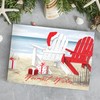 Masterpiece Beach Chairs Cards / 16 Warmest Wishes Coastal Holiday
