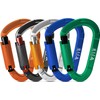 Climbing Equipment Carabiner Climbing, Pack of 5 UIAA Certified 25KN