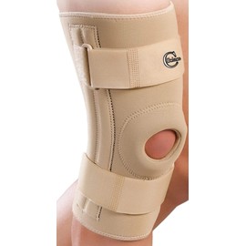 Solace Care Knee Stabiliser Support - Neoprene Open Patella Brace - Cartliage Collateral Knee Ligament Meniscus Tear ACL Injuries Sports Skiing Snowboarding - Improved Stability (Large - 38-42 cm)