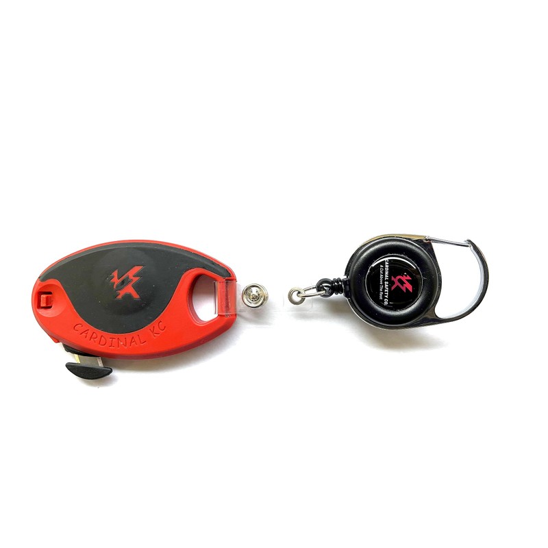 Cardinal Switch Mini (3, Red) safety cutter, box cutter, package