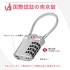 NAGE Padlock, 4 Digit Tsa Lock, Small Dial Lock, PIN