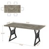 GarveeHome 70.8 Inch Dining Table 4-6 Person, Kitchen Table with