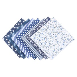 Pack of 7 Fabric 50 x 50 cm Substanc Cotton Fabric for Sewing Children's Textiles Patchwork Fabrics Package Cotton Cloth Bundle for Quilting Sewing DIY & Quilt Beginners Fabric Scraps for Sewing