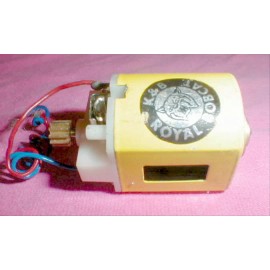 K&B Yellow Royal Bob Cat 36D Mabuchi Slot Car Motor 10 Brass Pinion NO Brush/Springs