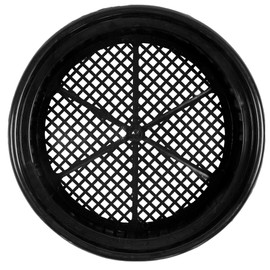 TerraX 13-Inch Gold Classifier with 5/16” Holes (Black) – Heavy-Duty Sifter - Made in The USA – Durable, Lightweight, Perfect for Gold Panning and Prospecting